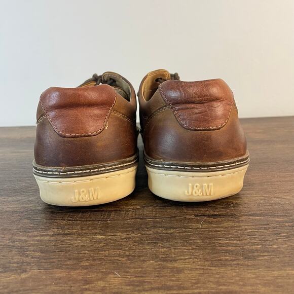 Johnston & Murphy J&M Sheepskin Leather Oxford Shoes Brown Lace Up Men’s 10.5M - Picture 9 of 10